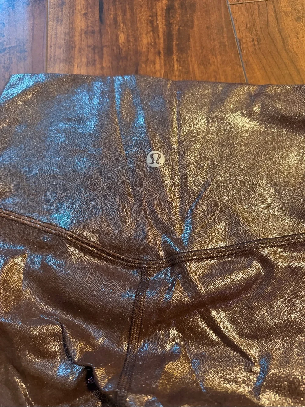 lululemon athletica Metallic Brown High-Rise Leggings